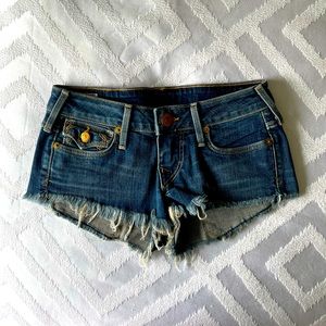 True Religion Jean shorts